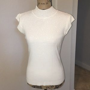 | ETOILE| Sequined low-sleeve top